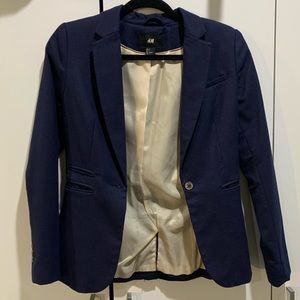 H&M Navy Blue Blazer
